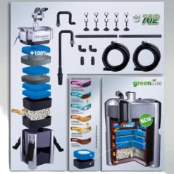 CristalProfi e702 Greenline External Filter 700L/h Gray 700 l/h