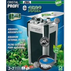 CristalProfi e1502 Greenline External Filter 1400L/h Gray 1400 l/h