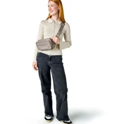 Crossbody-bag Seoul incl blanket Polyester greige