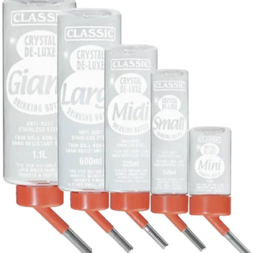 Crystal De-Luxe drikkeflaske gjennomsiktig 1000 ml