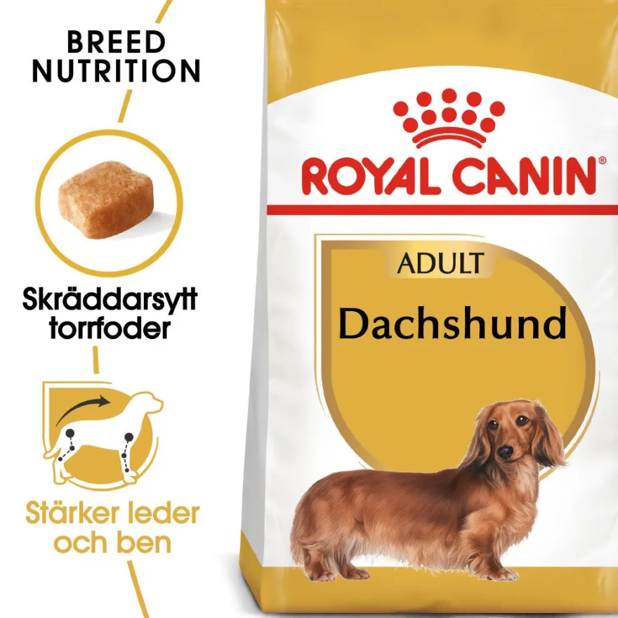 Dachshund Adult tørrfôr for hunder 1,5 kg