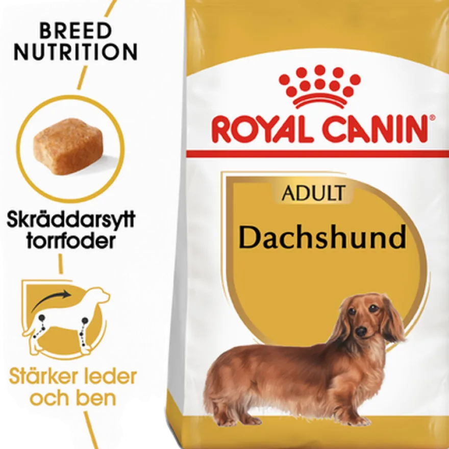 Dachshund Adult tørrfôr for hunder 1,5 kg
