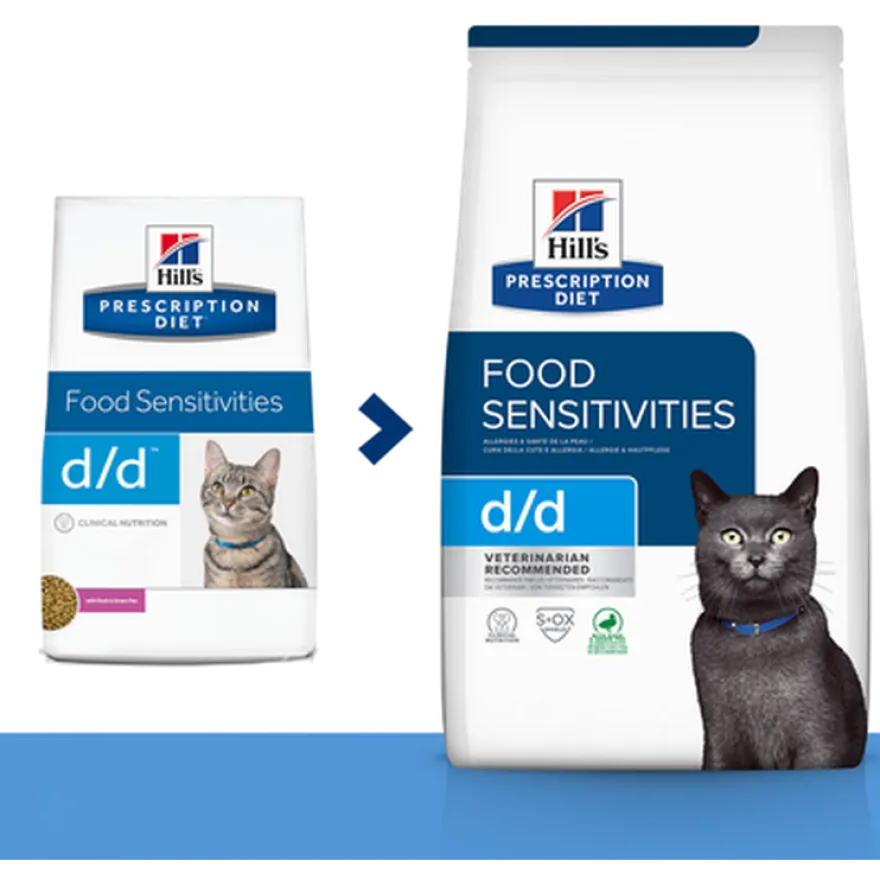 d/d Food Sensitivities Duck & Peas - Dry Cat Food 3 kg