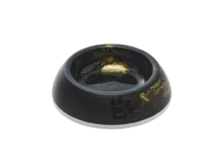 Delice Cat Marble 0,2 L - Marmor svart gull 10,5x10,5x4 cm