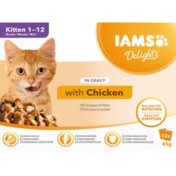 Delights Multipack Kitten Gravy White 85 g x 12 st - Portionspåsar