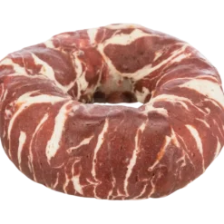 Denta Fun Marbled Beef Chewing Ring Bulk Brown Ø10 cm, 100 g Bulk
