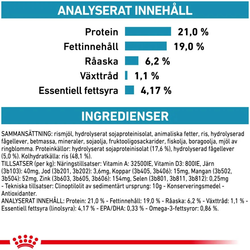 Derma Hypoallergenic tørrfôr for hunder 7 kg