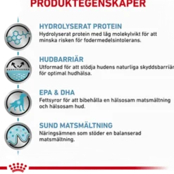 Derma Hypoallergenic tørrfôr for hunder 7 kg