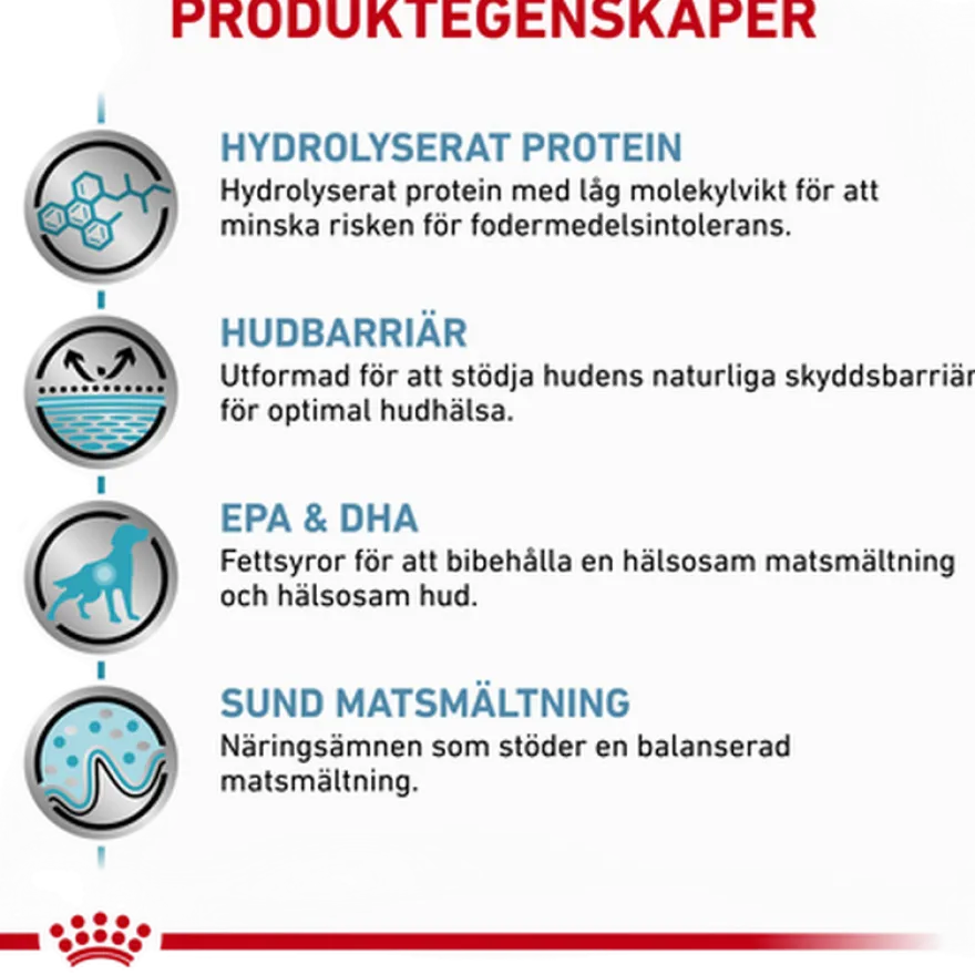 Derma Hypoallergenic tørrfôr for hunder 7 kg