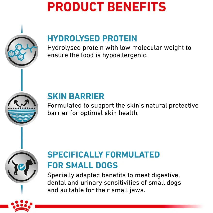 Derma Hypoallergenic tørrfôr for små hunder 1 kg