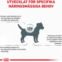 Derma Skin Care Small Dog tørrfôr for hunder 2 kg