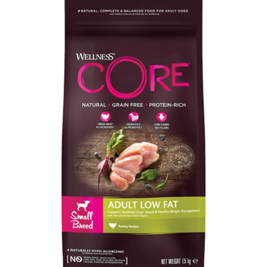 Dog Adult Low Fat Small Breed Turkey Dry Dry 1,5 kg