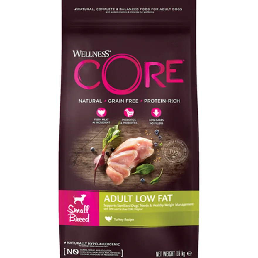Dog Adult Low Fat Small Breed Turkey Dry 5 kg, tørr 5 kg