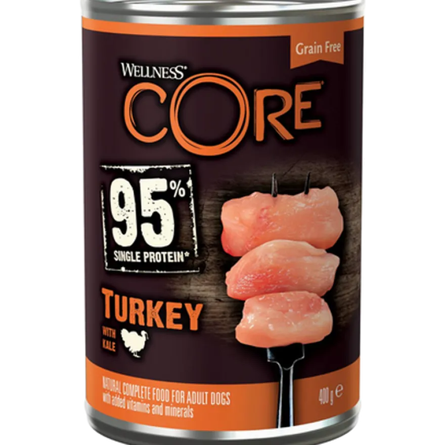 Dog Adult 95% Single Protein All Breed kalkun og grønnkål våt 400g