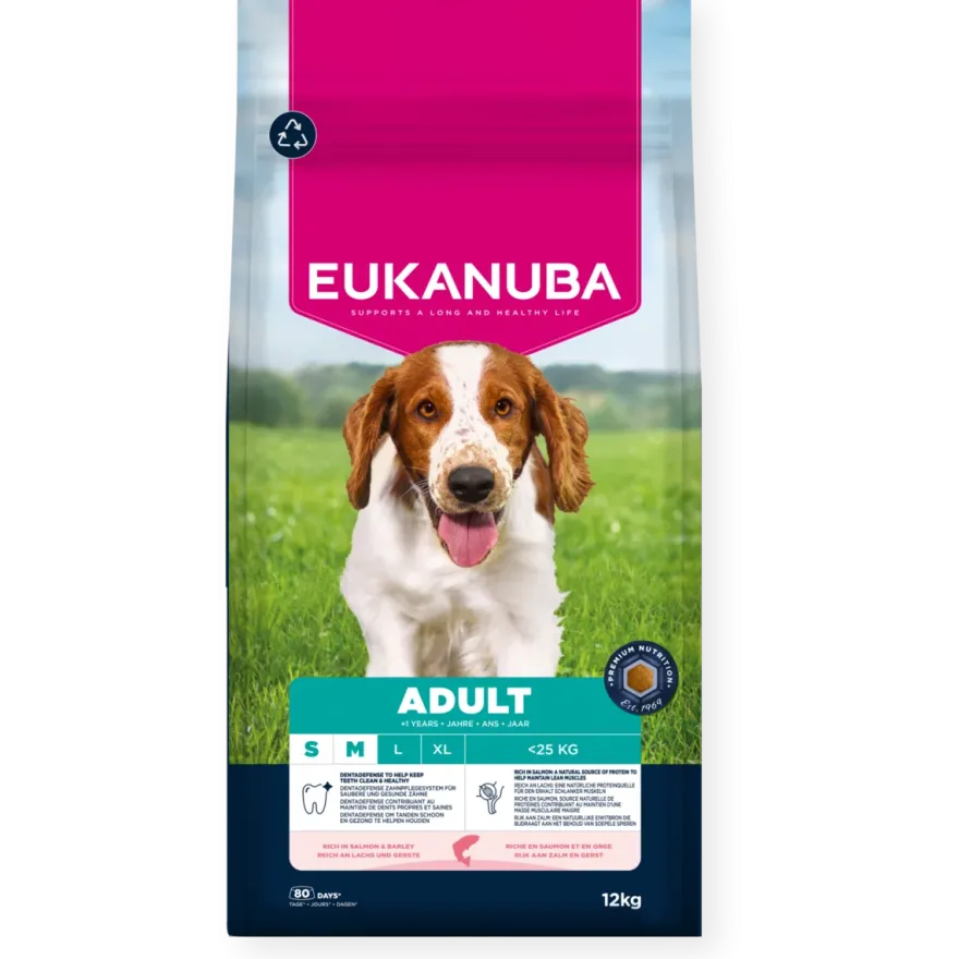 Dog Adult Small/Medium Breed Salmon & Barley 12 kg