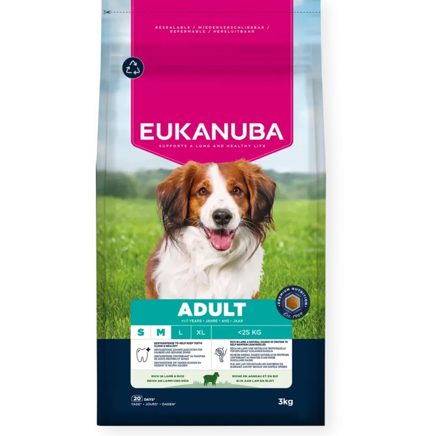 Dog Adult Small & Medium Lamb & Rice 3 kg