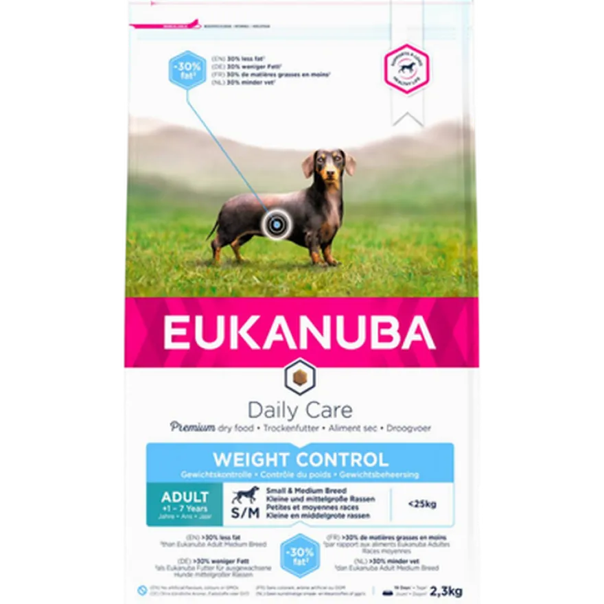 Dog Adult Weight Control Small/Medium 2,3 kg
