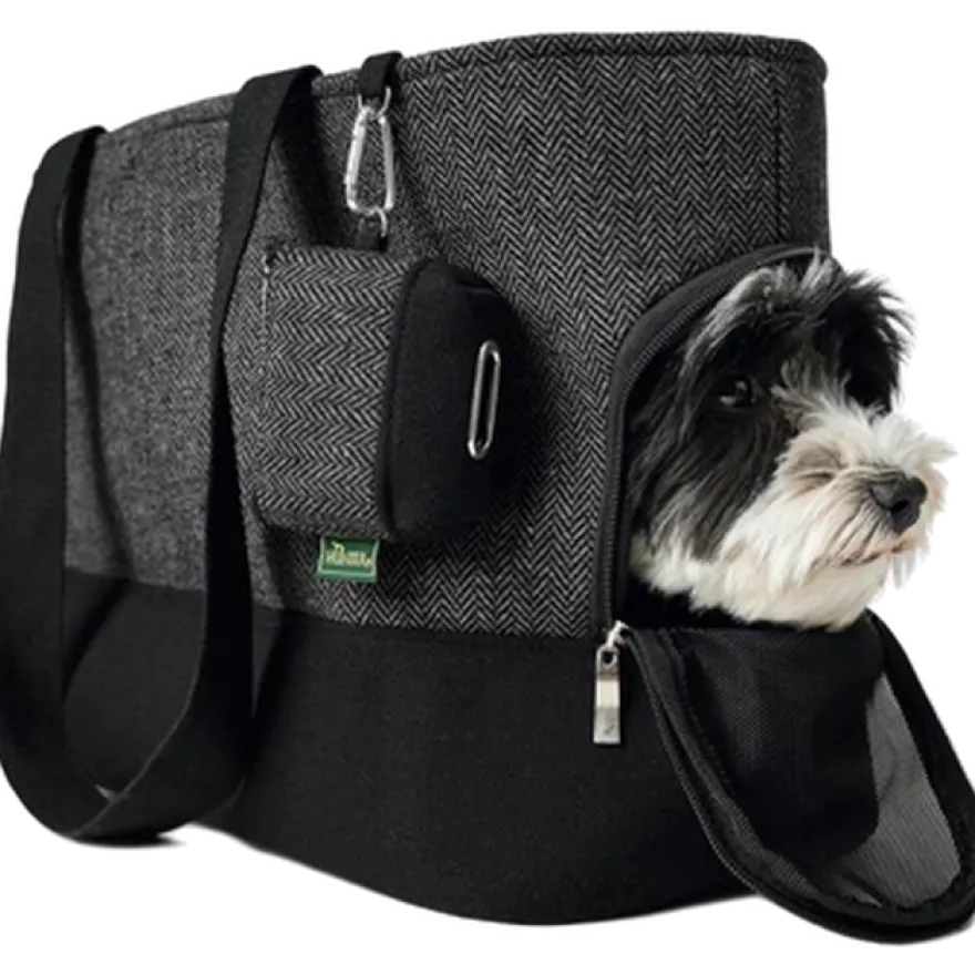 Dog & Cat Carry Bag Barcelona Gray 40 x 19 x 30 cm