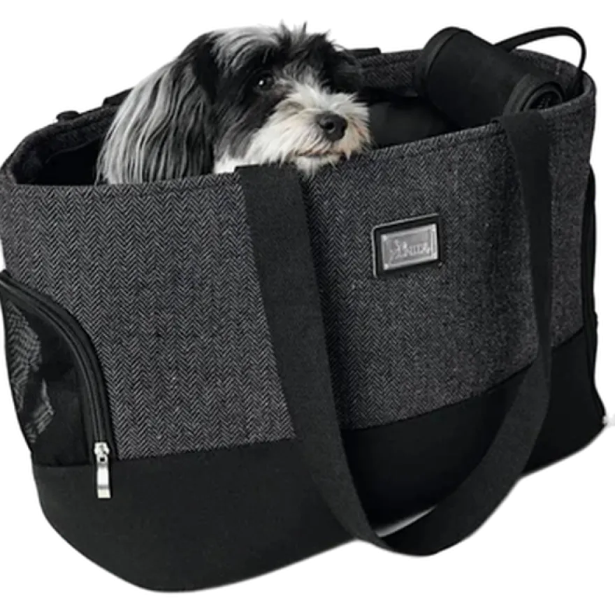 Dog & Cat Carry Bag Barcelona Gray 40 x 19 x 30 cm
