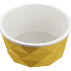 Dog & Cat Feeding Bowl Eiby Ceramic Yellow 1900 ml