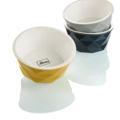 Dog & Cat Feeding Bowl Eiby Ceramic Gray 1900 ml
