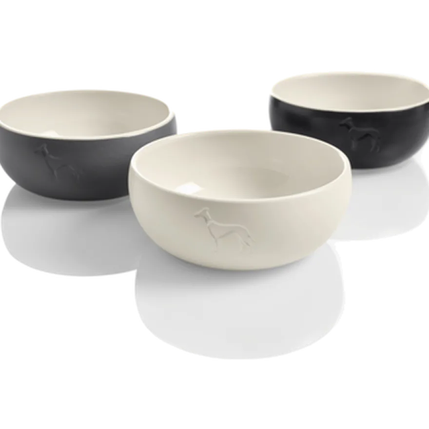 Dog & Cat Feeding Bowl Lund Ceramic White 550 ml