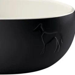 Dog & Cat Feeding Bowl Lund Ceramic White 550 ml