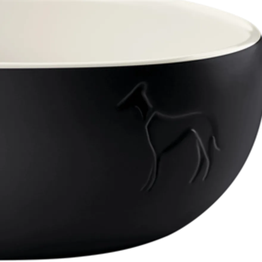 Dog & Cat Feeding Bowl Lund Ceramic White 550 ml