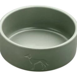 Dog & Cat Feeding Bowl Osby Ceramic Green 1100 ml