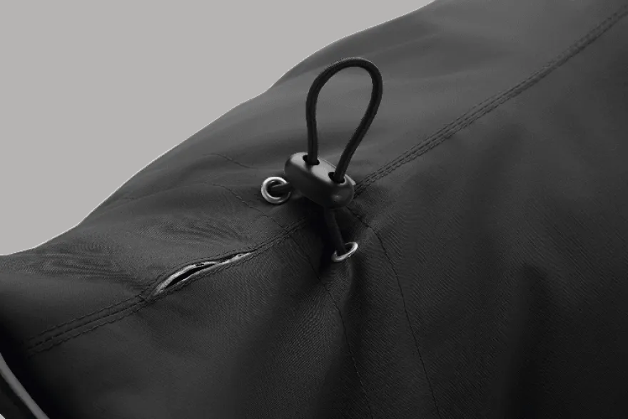 Dog Coat Uppsala 2in1 Detachable Lining Taupe 45 cm