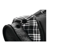 Dog Coat Uppsala 2in1 Detachable Lining Taupe 45 cm