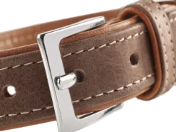 Dog Collar Porto Dark Brown/Cognac 65 - Neck 50-56cm