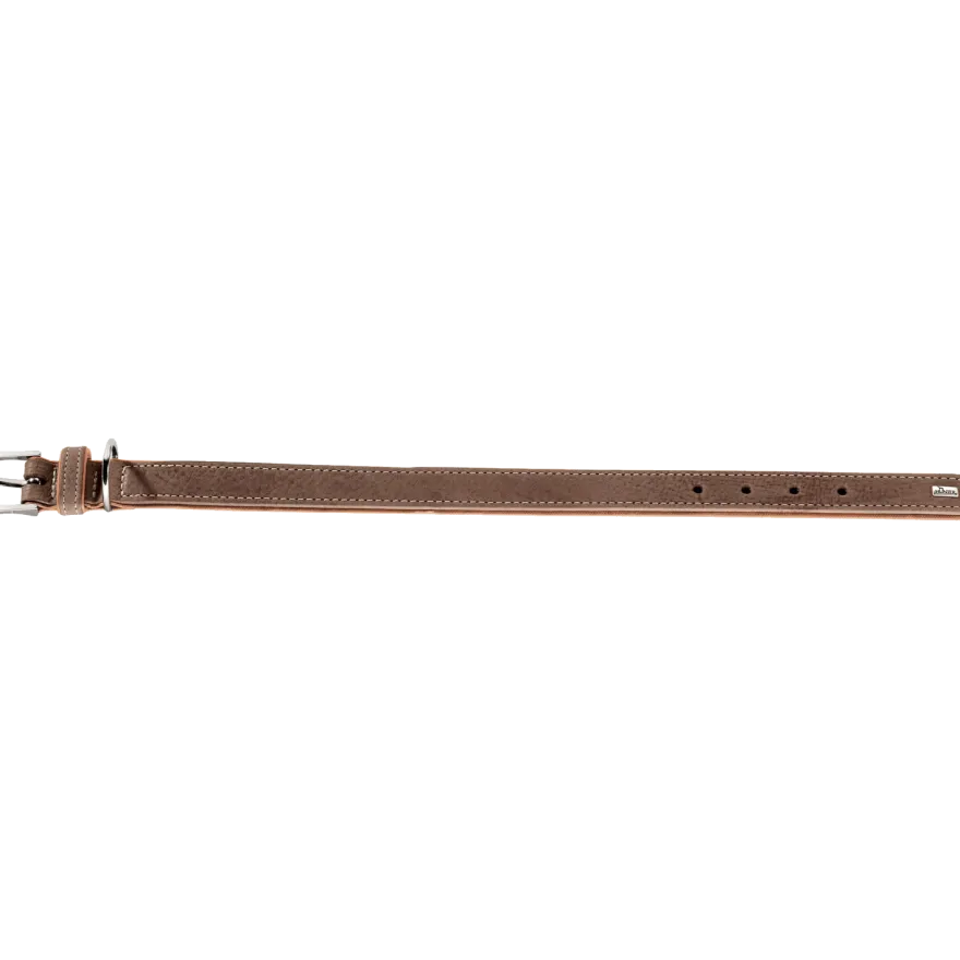 Dog Collar Porto Dark Brown/Cognac 65 - Neck 50-56cm