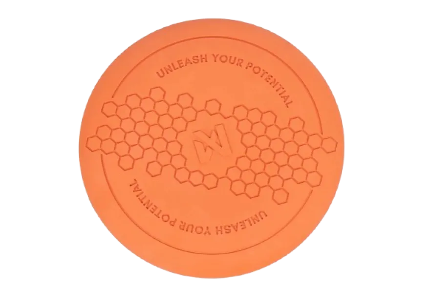 Dog flying disc one size Orange/black
