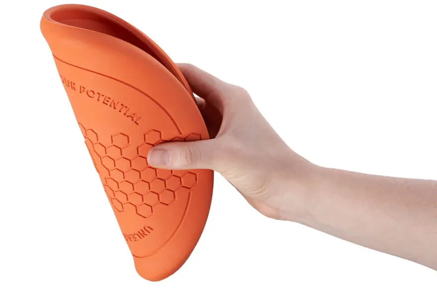 Dog flying disc one size Orange/black