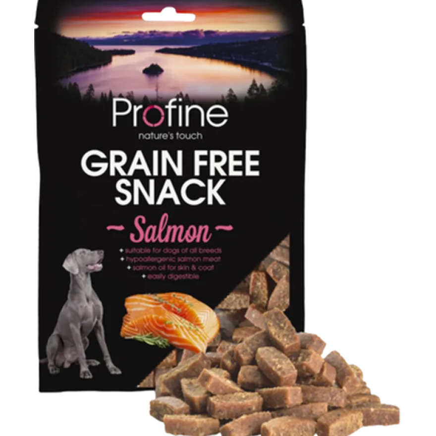 Dog Grain Free Semi Moist Snack Laks 200g