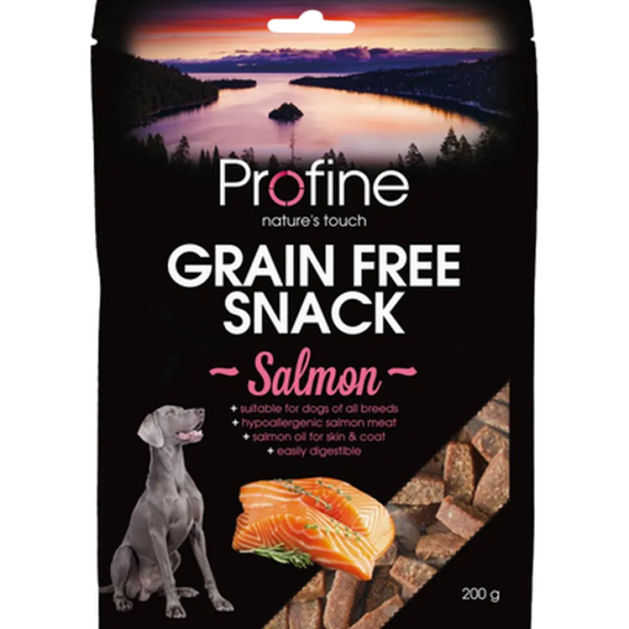Dog Grain Free Semi Moist Snack Laks 200g