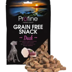 Dog Grain Free Semi Moist Snack Duck 200g