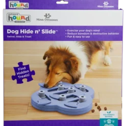 Dog Hide'n Slide Composite, nivå 2 (middels nivå) Lilla 33 x 33 x 5 cm