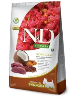 Dog N&D Quinoa Skin & Coat, Venison & Coconut Adult Mini 2,5 kg