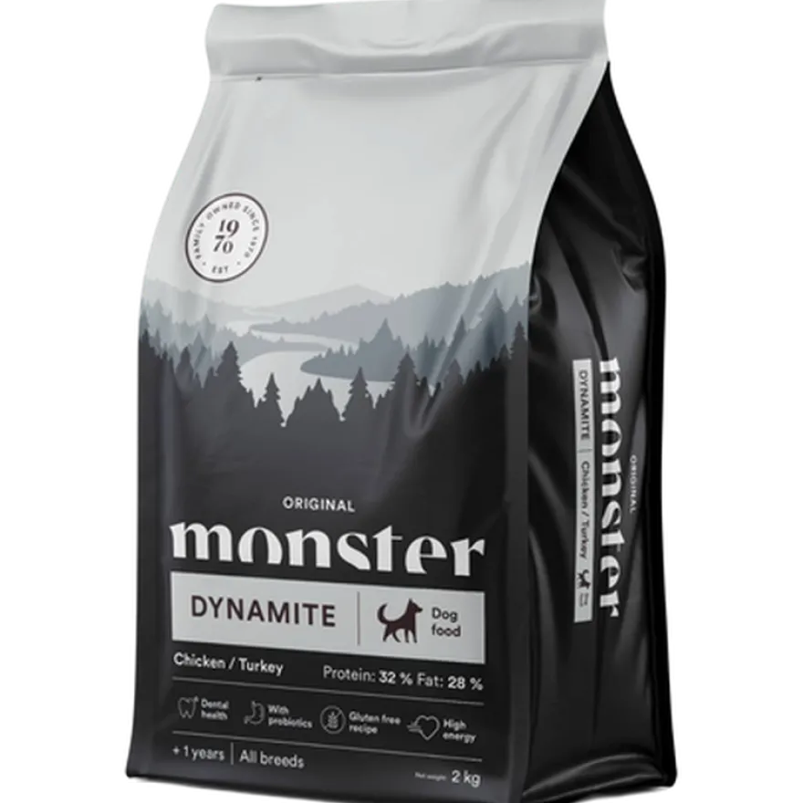 Dog Original Dynamite Kylling/Kalkun All Breed 2 kg