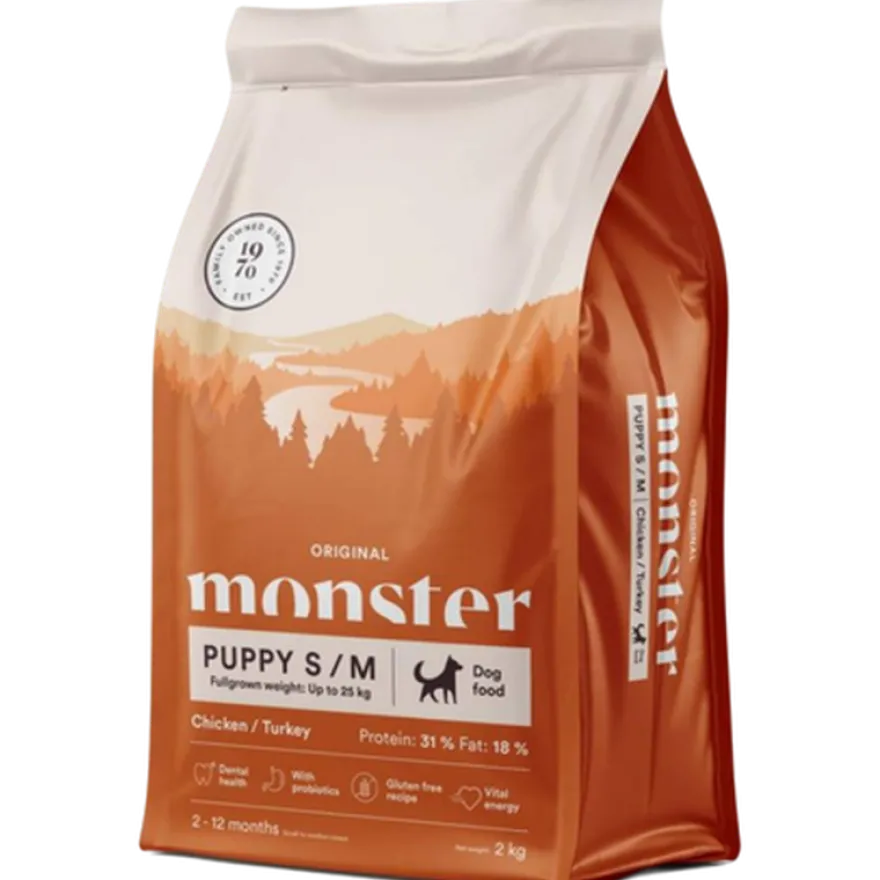 Dog Original Puppy S/M Kylling/kalkun 2 kg
