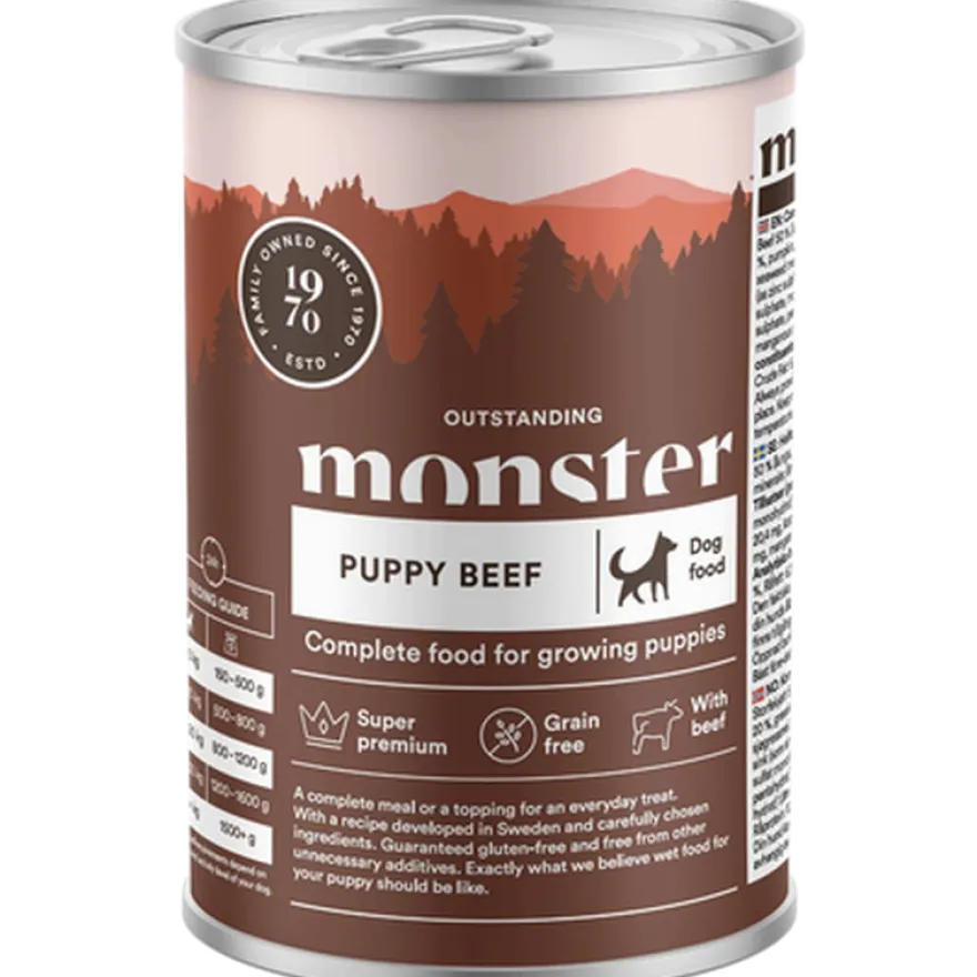Dog Puppy Beef Burk Red 400 g