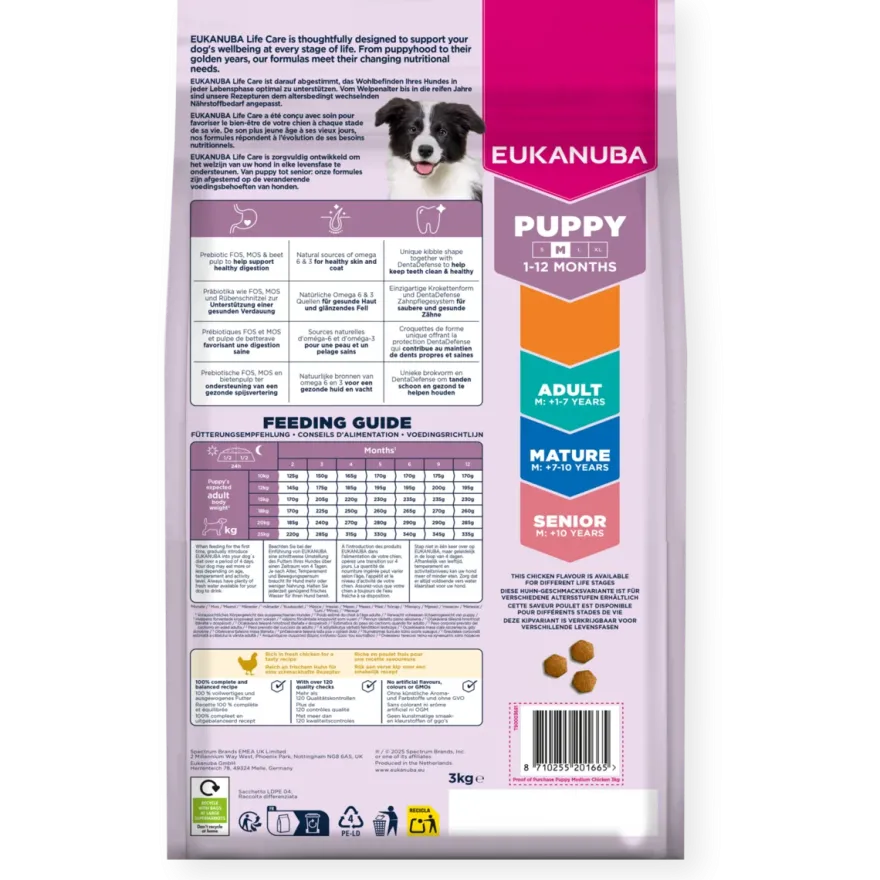 Dog Puppy Medium Breed 3 kg