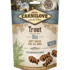 Dog Semi Moist Snack Ørret og dill 200g