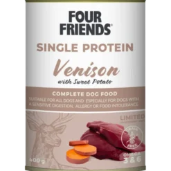 Dog Single Protein hjortekjøtt og søtpotet 400 g x 12