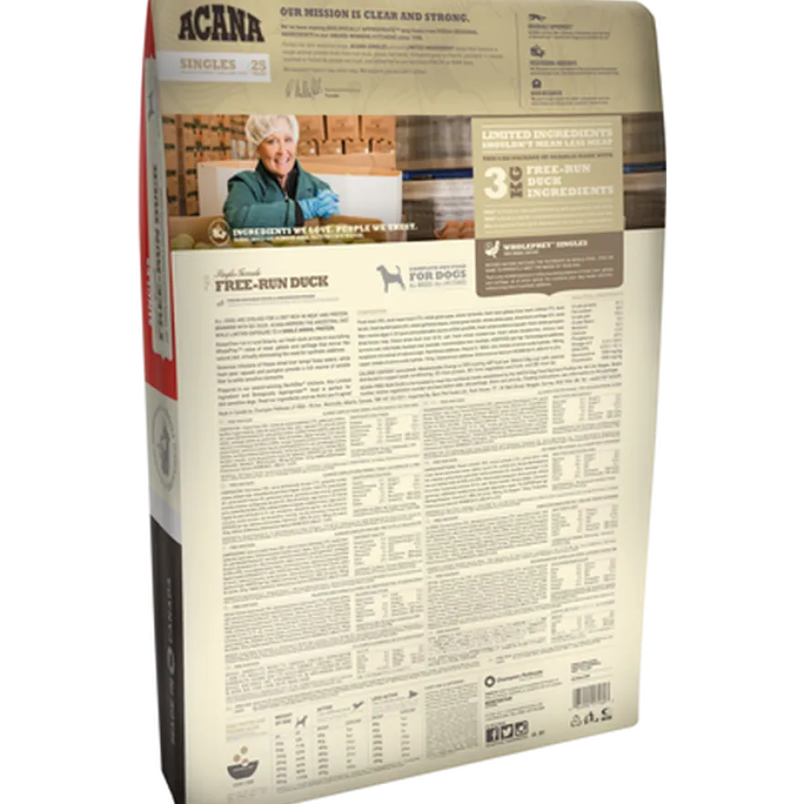 Dog Singles Free-Run Duck 6 kg