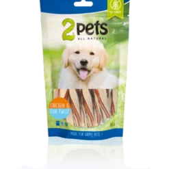 Dogsnack Chicken & Fish Twist - Hundegodteri 400g