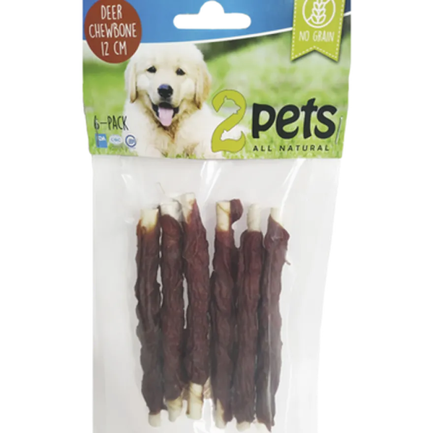 Dogsnack Deer Chewbone 28 cm/3 stk.