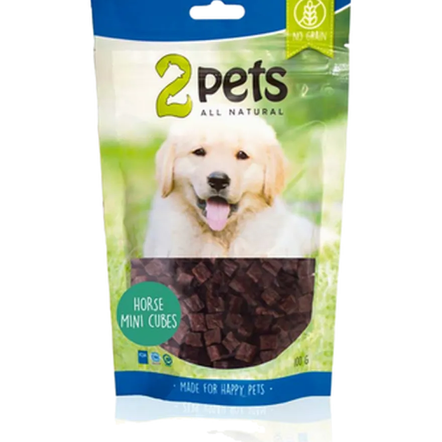 Dogsnack Horse Mini Cubes 100 g
